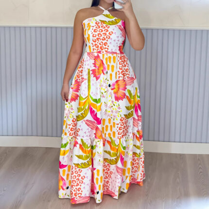 Floral Print Maxi Dress
