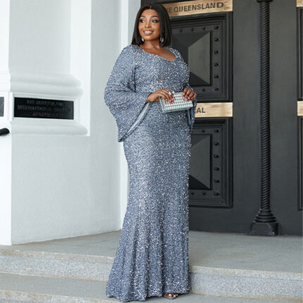 Lamia Fishtail Evening Dress